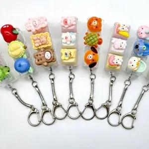 피젯토이 키캡 푸쉬업 키보드키링 랜덤 파츠 3구 딸깍이 키링 랜덤발송