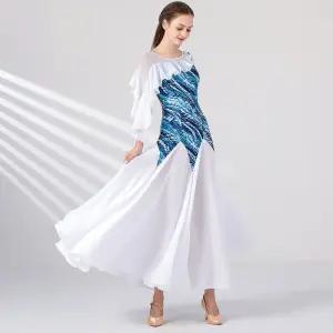 왈츠복 드레스 공연 원피스 연주회 모던댄스 여성 무대의상