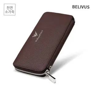 장지갑 빌리버스 남자 BJI438 남자장지갑 지갑 소가죽