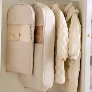 옷걸이형 압축 겨울 침구류 습기 의류 압축 커버 감소 파우치 지퍼형 투명 절약 공간 여행 먼지 방수