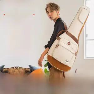 통기타가방 케이스 Ibanez 일렉트릭 기타 가방 IGB54 4인치 어쿠스틱 기타용 더블 숄더 백팩 천