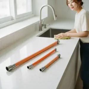 욕실 수도꼭지 자바라 연장호스 18cm 싱크대 수전 연결관 유연한 호스