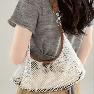 메쉬 체인 그물 숄더백 가방 여름 비치 바캉스 휴가