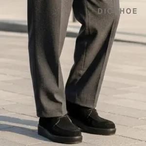 [딕슈]딕슈 스웨이드 스티치 키높이 더비슈즈 로퍼 S410