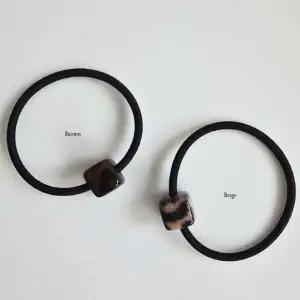 여성 호피 포인트 쁘띠 일상용 사각볼 헤어밴드