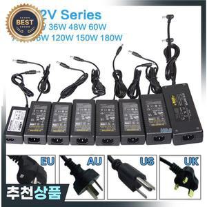 AC100V-240V에서 DC 12V로 변환하는 2A 3A 4A 5A 6A 7A 8A 10A 15A 20A 25A 전원 어댑터 dc12v 24w 36w 48w