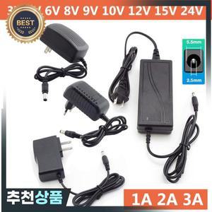 AC DC 5V 9V 12V 6V 15V  전원 어댑터 1A 2A 24V 3A 공급 100-240V 미국 EU 플러그 LED 램프 라우터