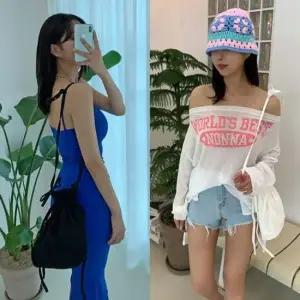 버킷백 토트 유니네트복조리백 미니가방 크로스 망사