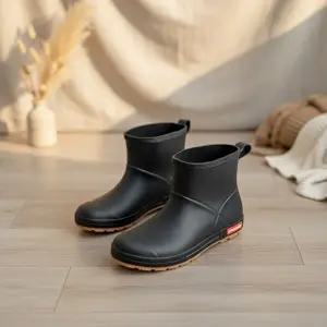 [옷자락]남녀공용 기본형 방수 숏레인부츠