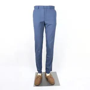 [브렌우드]여름용 울 혼방 남성 남자 정장바지 슬랙스 블루