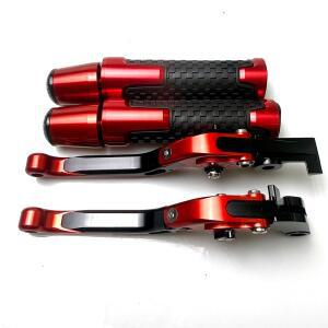 혼다 호환 CBR125R 2011-  바이크 오토바이 브레이크 클러치 레버 및 핸들바 그립 엔드