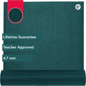 만두카 프롤라이트 요가 매트 71인치 - 4.7mm 평생 내구성 위생적인 시공 교사 승인 71 x 24 인치 어두운