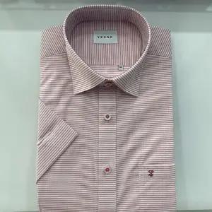 [예작]예작 21S/S 레드 호리존탈 일반핏 반팔셔츠 YJ1MBR455RE_SC