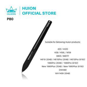 HUION PEN80 그래픽 태블릿 펜 디지털 충전식