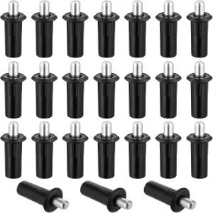 24피스 스프링 장착 핀 캐비닛 도어 수리 댐퍼 교체 플라스틱 셔터 가구 피팅 커넥터 부품