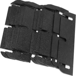 20개 도어 힌지 심 스테인리스 스틸 금속 코팅 조절 가능한 스페이서 부품으로 공기 누출 고착 또는