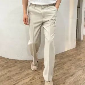 [옷자락]남자 세미와이드 백밴딩 셋업바지 10부 컨템포러리 슬랙스