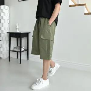 [다잇템]남자 여름 데일리 캐주얼 5부 카고 반바지 팬츠