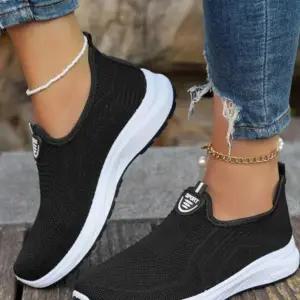 니트 슬립온 데일리 에어 워킹화 메쉬