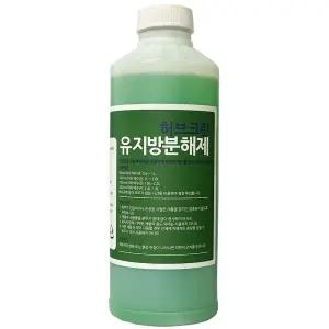 허브 배관 세척제 배수구 찌꺼기 기름때 제거제 1L/제거/세척/배수관/막힘/뚫어뻥/강력/유분/분해제/세정제