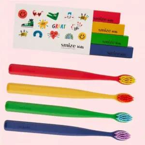 스마이즈 키즈 어린이 칫솔 4종 세트 4600090