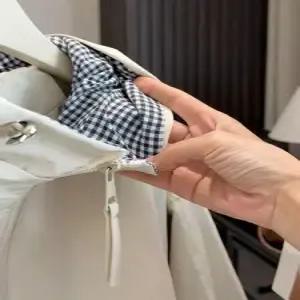 캐주얼 봄 여성 슬림핏 긴팔 재킷 잠바 체크 야구 점퍼 쇼트 트렌치코트 코트 후드 ST1