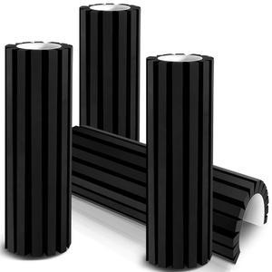 베르단치아 4팩 차고 벽 보호대, 주차용 블랙 폼 차고 범퍼, 벽 기둥 코너 가드 차고 벽 보호대, 주차장용 차고 기둥 보호대 패딩(블랙)