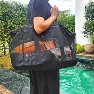 메쉬 가방 대용량 메쉬비치백 물놀이백