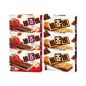오리온 비쵸비 딸기 5입, 3개 + 비쵸비, 3개
