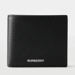 버버리 레더 바이폴드 반지갑 81217101