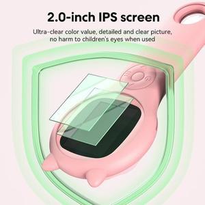 어린이 현미경 휴대용 핸드헬드 확대 디지털 교육 과학 장난감 크리스마스 생일 선물 Kids Microscope Port