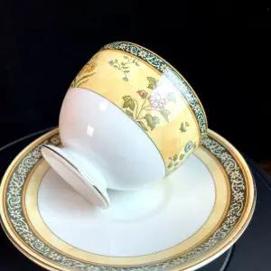 빈티지 도자기 찻잔 커피잔 접시 홈카페 세트