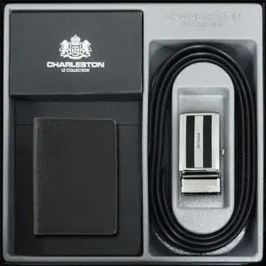 남성용 벨트 지갑 세트 정장용 패션 소품 선물세트 블랙 사이즈 프리