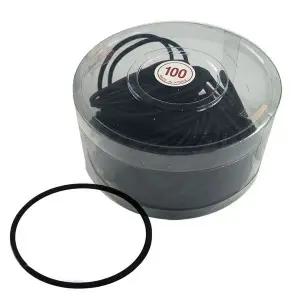 삼광 매듭없는 검정고무줄 머리끈 헤어밴드 100개