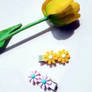 집게핀 들꽃 2color 헤어핀 핸드메이드 국산 집게핀