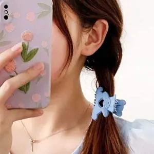 헤어 단발 집게 곰돌이 미니 헤어핀 미니헤어집게핀