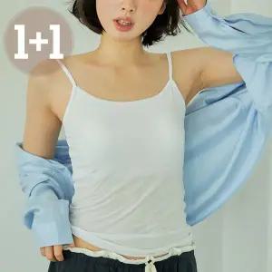 여성브라탑 노밴딩 브라탑 일체형 브라런닝 캡내장 나시 에어로쿨원단 3컬러 2종