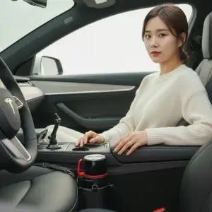 [하프클럽/]컵홀더 물통 수납함 도어 수납 주머니 거치대