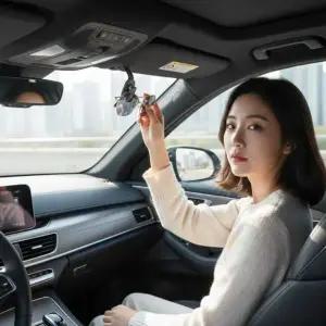 [하프클럽/]선바이저 안경 거치대  보관 케이스 걸이함