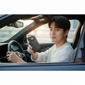 [하프클럽/]안경 케이스 선바이저 홀더  수납 거치대