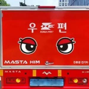 [하프클럽/]차량안전스티커 눈모양스티커 트럭왕눈이