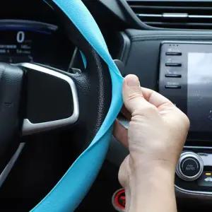 [하프클럽/]차량 핸들카바 열선 D형 원형 자동차 공용