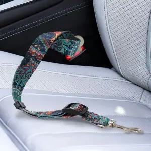 [하프클럽/]패턴 안전 차량용 목줄 강아지 하네스 벨트