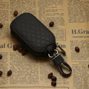 [하프클럽/]자동차 키 케이스 스마트 차량용 가죽 지퍼