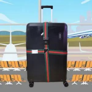 도난방지 캐리어 밴드 보호 도난방지 여행 비행기 크로스