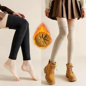 여성 니트 베이직 레그워머 보온
