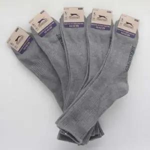 스포츠 양말 두꺼운 이중바닥 쿠션 그레이 5켤레 장목