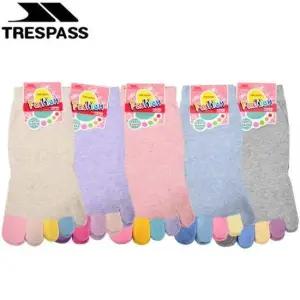 (트레스패스)숙녀 매니큐 발가락 단목 양말