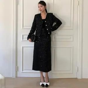 여자 모던 스틸레토 리본 펌프스 힐