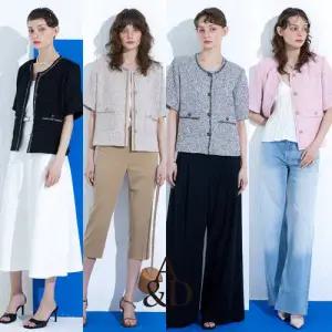 [A&D]26SS 글리터 썸머 트위드 자켓